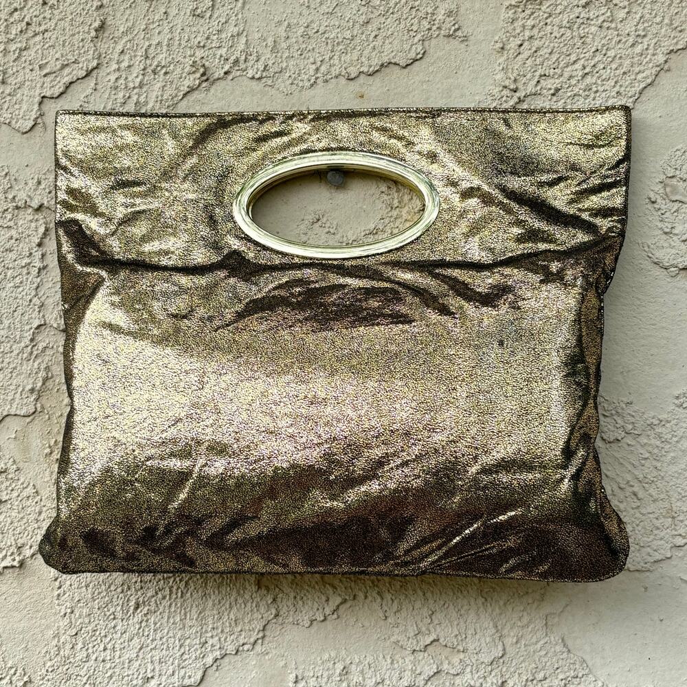 90s Gold Clutch purse